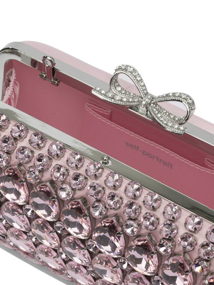 Self-Portrait Clutch With Crystals Clutches - Rosa | 979c8eaf0d45deb04ba2b78584aec17faefcfa2a