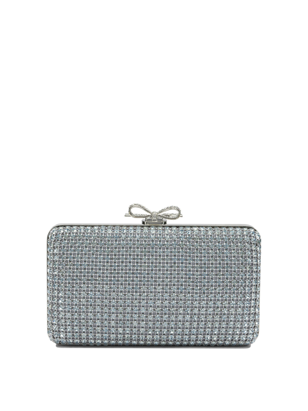 Self-Portrait Clutch With Crystals Clutches - Light blue | a0da60922ec52eb87b5991e374eb7527f20d5a4f