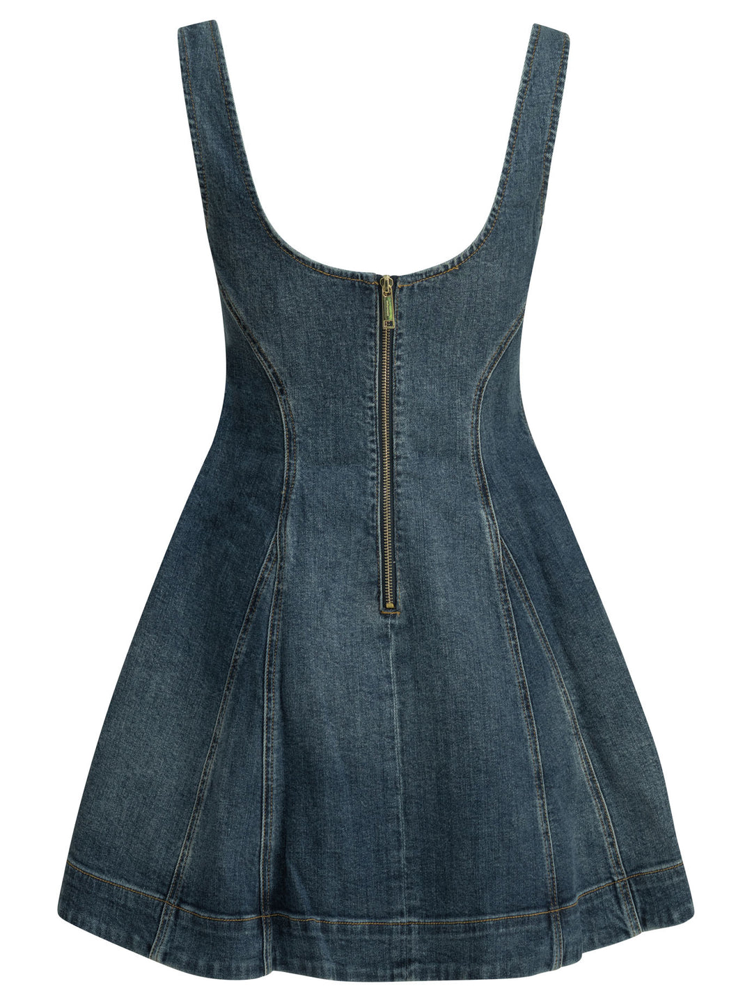 Self-Portrait Short Flared Dress Abiti - Blu | 45b17d8cbdaff26441c5bf3c4cc0ce163a6ba6cd