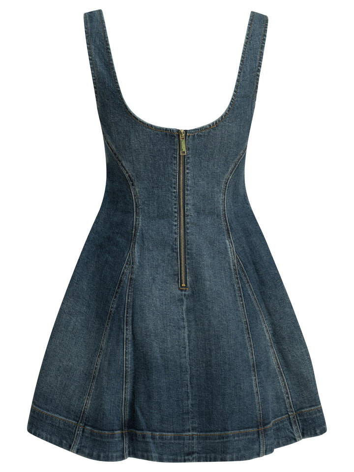 Self-Portrait Short Flared Dress Abiti - Blu | 45b17d8cbdaff26441c5bf3c4cc0ce163a6ba6cd