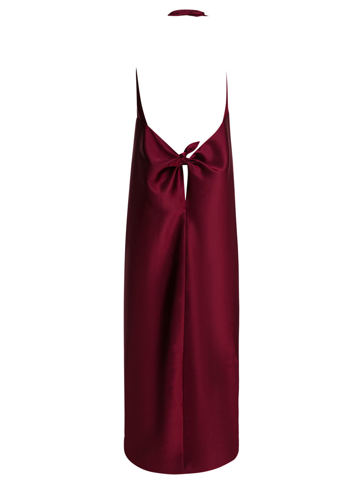 Semper Flared Dress With American Neckline Abiti - Rosso | 16bbe08007122b40d6e3d269c29ac5271355615d