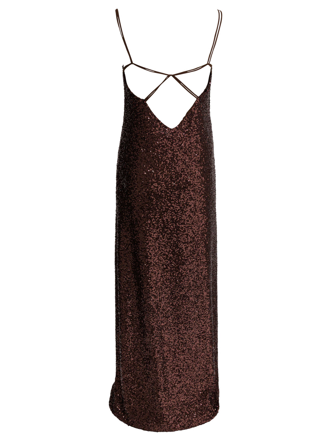 Semper Long Sequined Dress Abiti - Marrone | 04e3886c27b8466c0d4c945103b4af7ce085d120