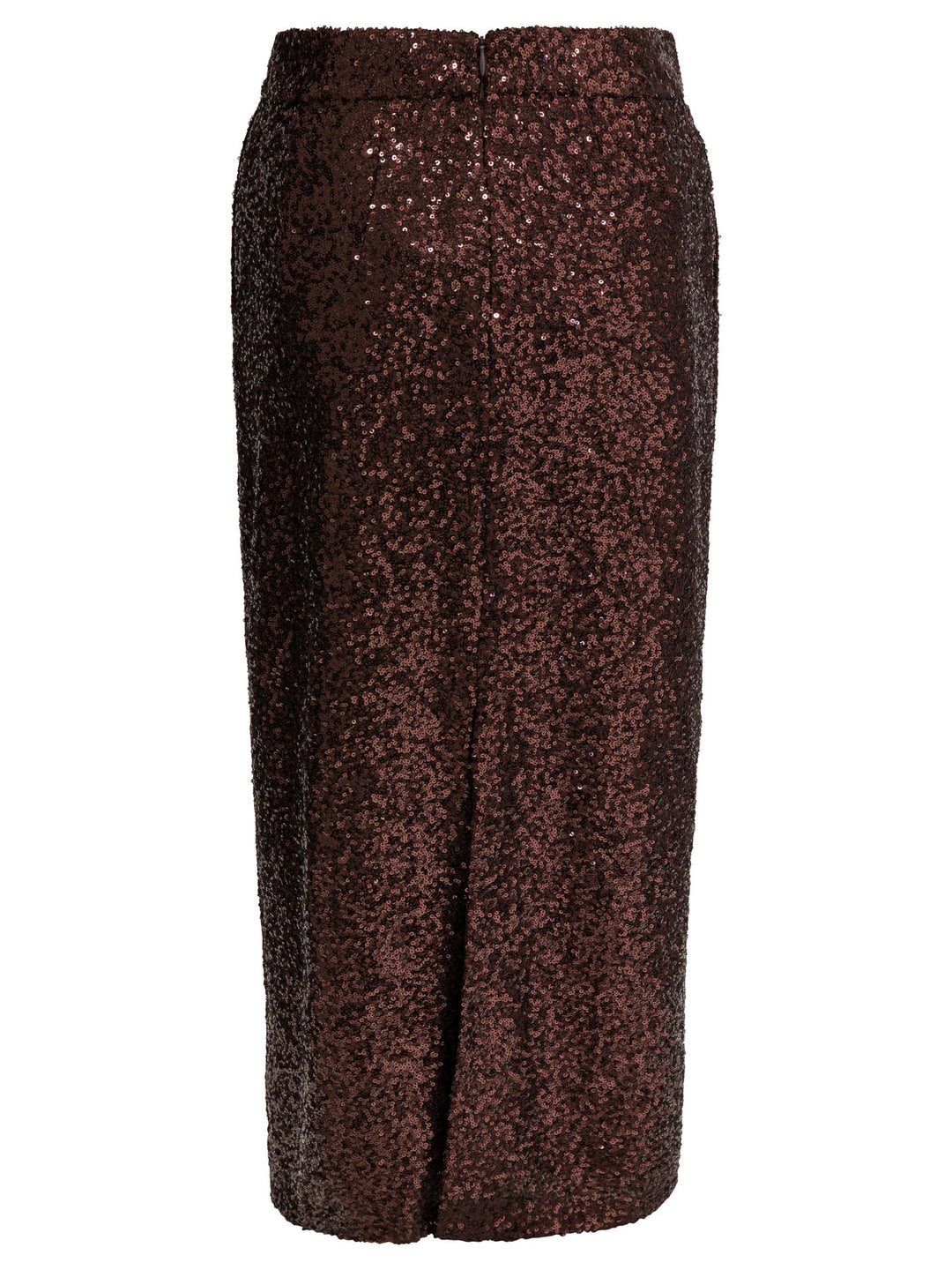 Semper Sequined Midi Skirt Gonne - Marrone | 24d1f99bdd09ecac51025f8f8dac2a770f4789a7