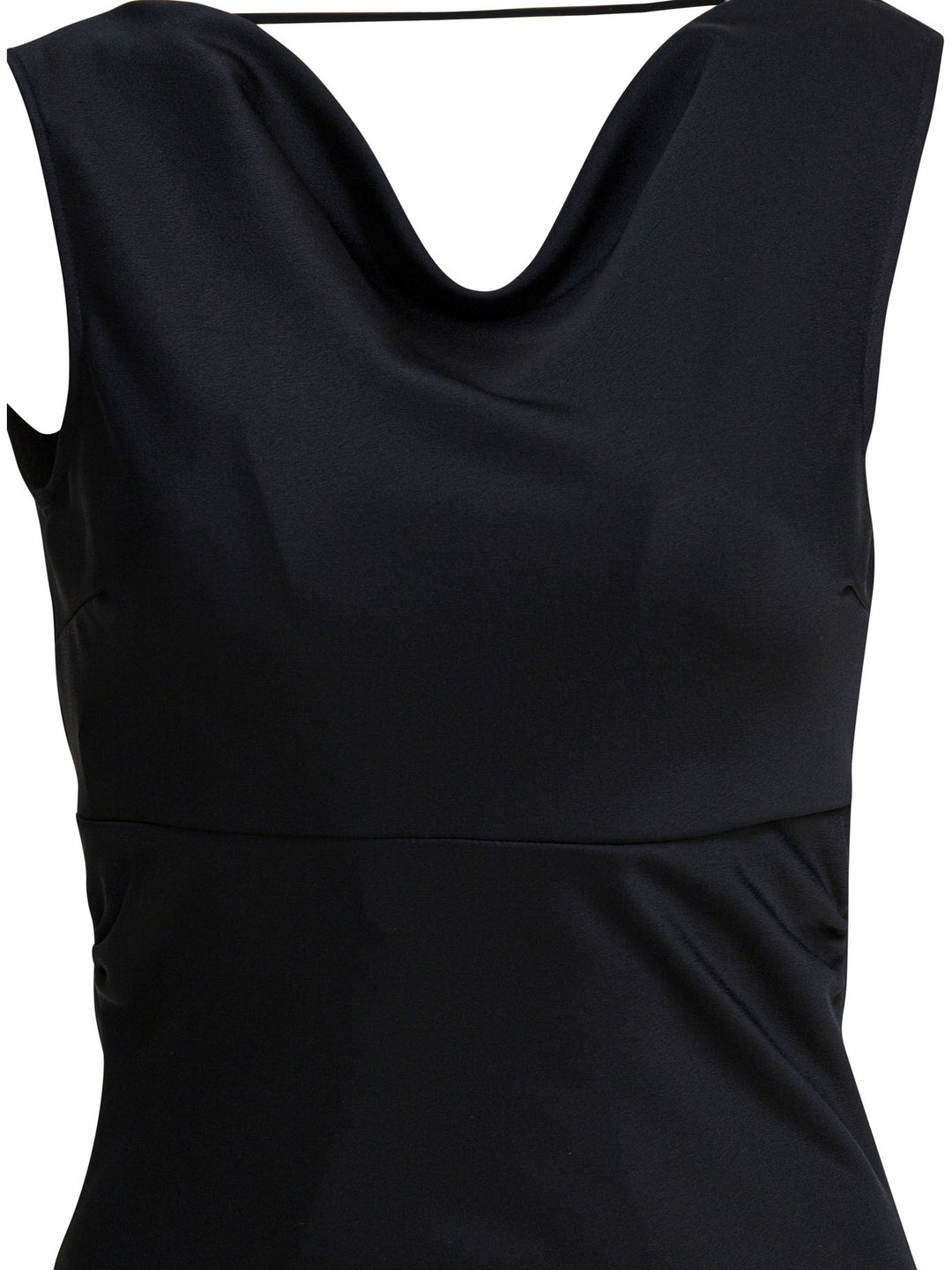 Semper Long And Flared Dress Abiti - Nero | 6168acf13df0b280516630d55bf554ee2c128b91