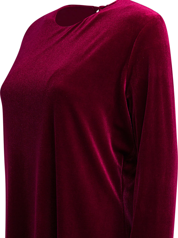 Semper Short Velvet Dress Abiti - Bordeaux | 6f51851b2675f583b62801f4dcb00c460e985270