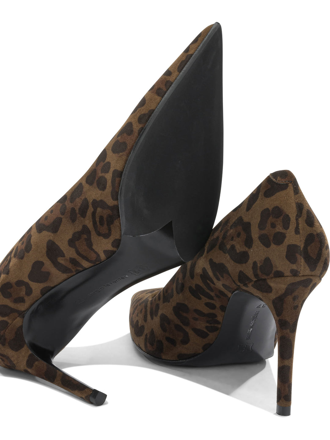 Sergio Levantesi 80mm Suede Pumps Heeled shoes - Marrone | 70a80637972eb08cd829e72d541d59bc7dc79981