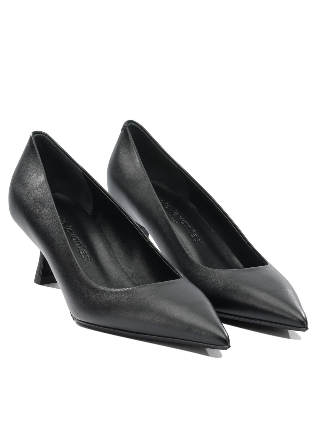 Sergio Levantesi 60mm Leather Pumps Heeled shoes - Nero | bf1931bba3af956851a8b698b80c16a00dfccc23