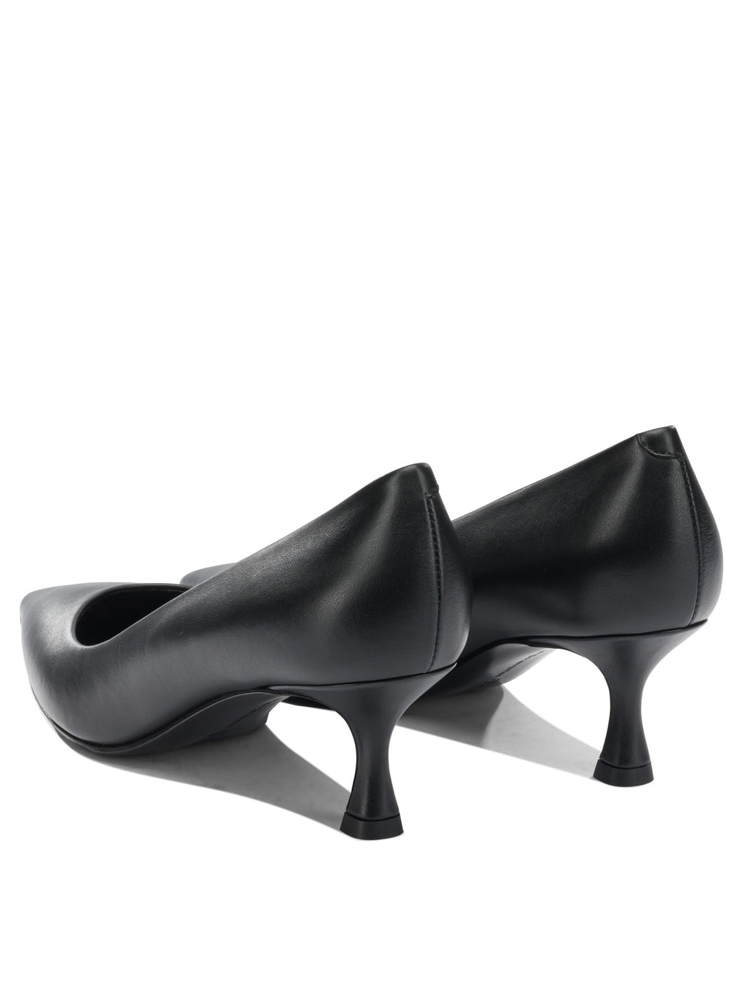 Sergio Levantesi 60mm Leather Pumps Heeled shoes - Nero | 3b32093274d856135e8c903a08af1a2d95073950