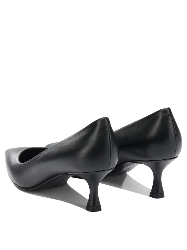 Sergio Levantesi 60mm Leather Pumps Heeled shoes - Nero | 3b32093274d856135e8c903a08af1a2d95073950