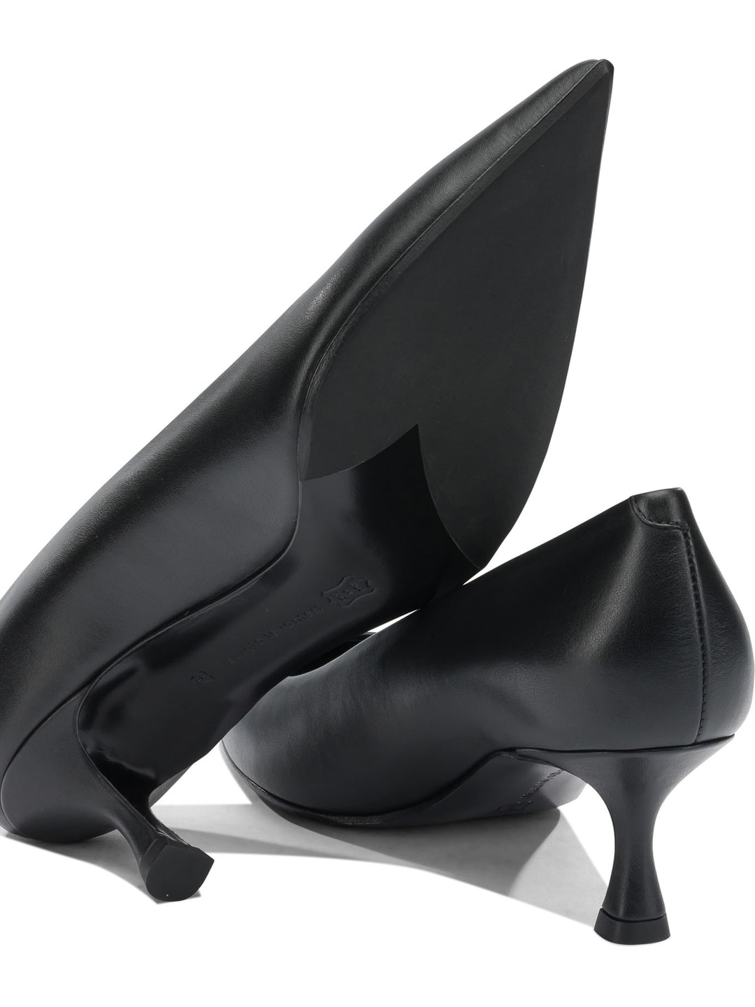 Sergio Levantesi 60mm Leather Pumps Heeled shoes - Nero | 9800fdcca223ed21f056b0d3147fde403c5b14d7