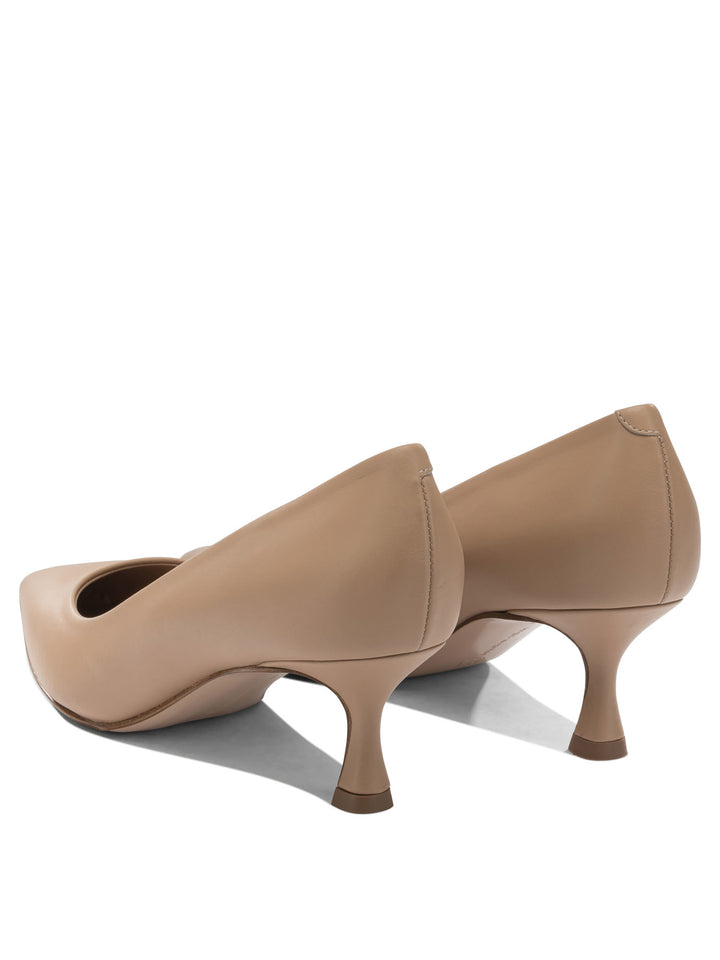 Sergio Levantesi 60mm Leather Pumps Heeled shoes - Beige | 0f51c03162621c3f1764ae93bbc9bf12b084aaca