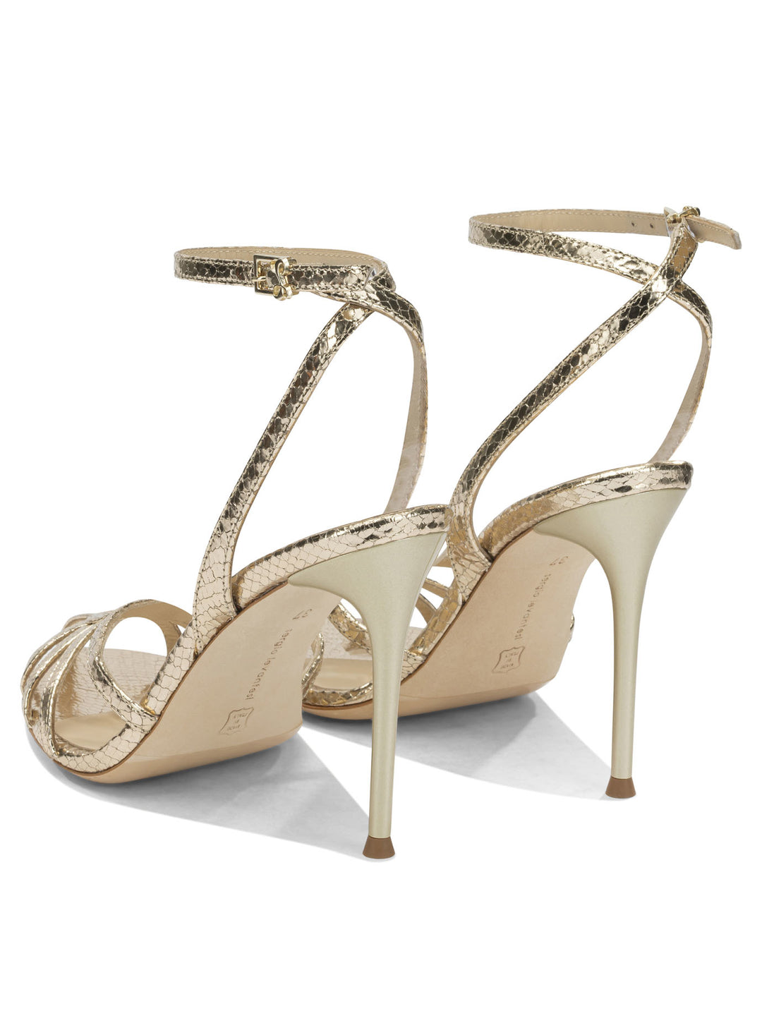 Sergio Levantesi 100mm Heeled Sandali - Oro | 5ee000caebcafdabb365121d7608391e7188f865