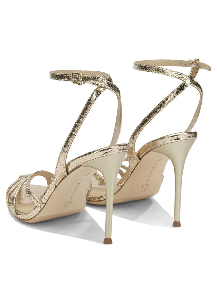 Sergio Levantesi 100mm Heeled Sandali - Oro | 5ee000caebcafdabb365121d7608391e7188f865