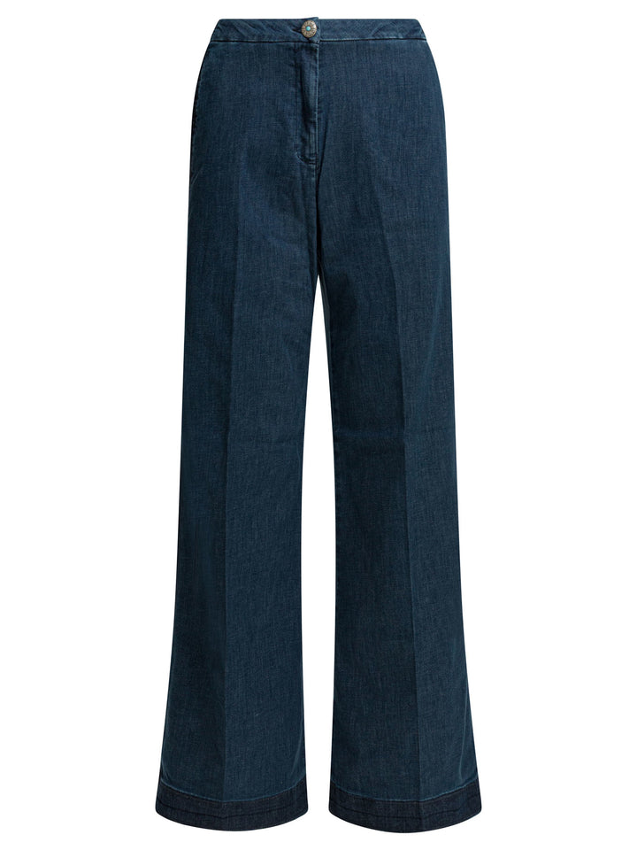 Shaft Jeans Flaire Smocking Jeans - Blu | b9d414c77ff7dd85ab4f5d9e23cf291fb9c6a9f5