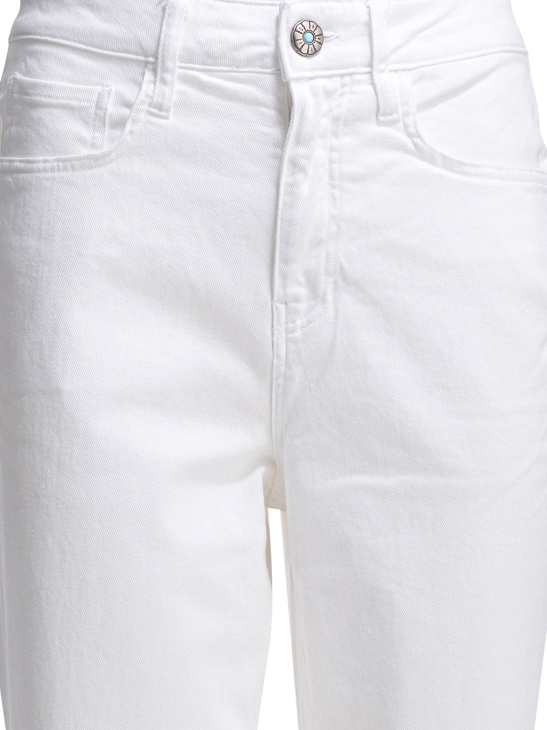 Shaft Jeans Arch Drill Stretch Jeans - Bianco | 24d6d5853f878a23d7aa9062450262c386e87159