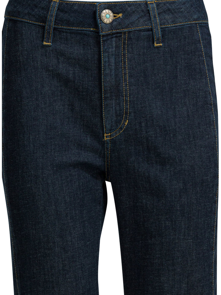 Shaft Jeans Used Linen Jeans - Blu | ded17dd1e8cdc952c61687f4b4623802d9b735f6