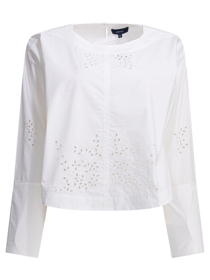 Soeur Blouse Shirts - Bianco | c294d51888111dfc01a5b226ec291231c9e5a01b