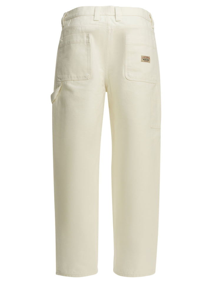 StüSsy  Trousers - Bianco | 7599a17791eb5ad4260045406eed13d6793431ed