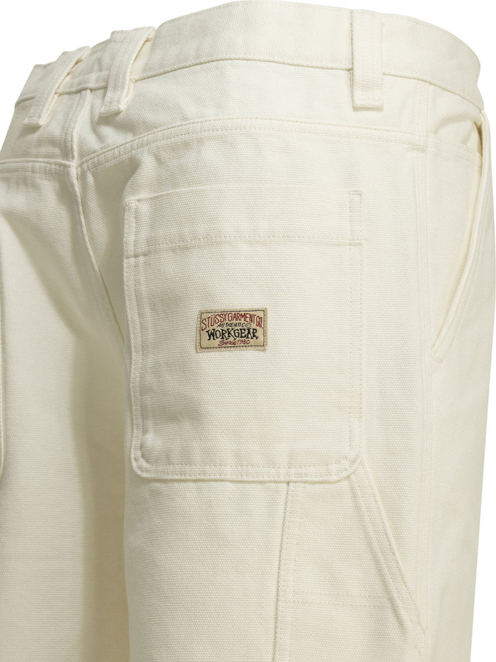StüSsy  Trousers - Bianco | 1c57205c908ad3f77939885ff34e0e9526e78ea9