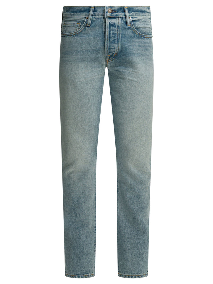 Tom Ford Straight-Leg Jeans - Blu | 42382f94c4e8a598f35a1a496eb870512330fb9c
