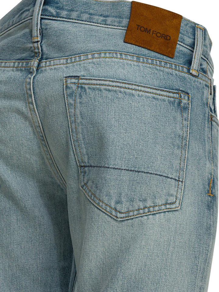 Tom Ford Straight-Leg Jeans - Blu | 392c1bfefabb593bf80cbf1438da045139e50afc