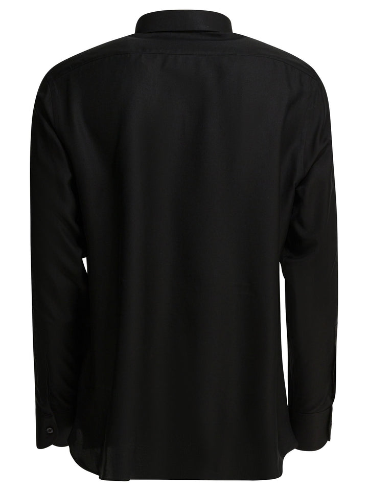 Tom Ford Drapy Twill Shirts - Nero | 7aa1595020248bed489bef8eb529582db2529447