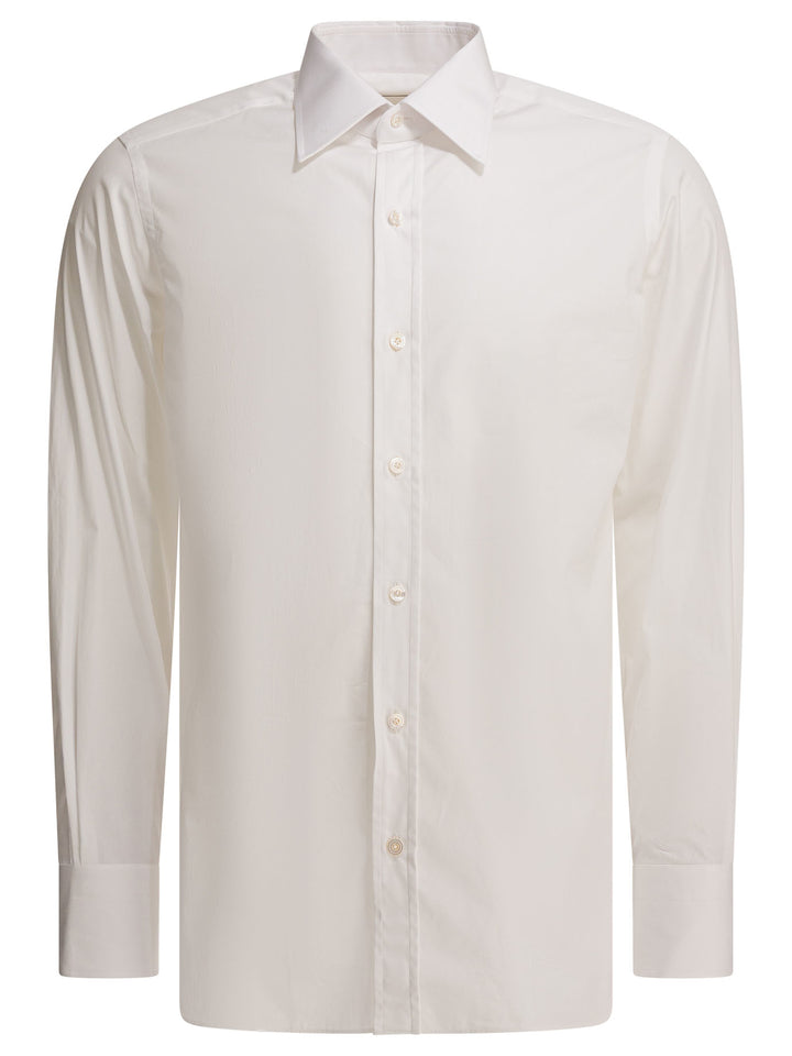 Tom Ford Stretch Poplin Shirts - Bianco | cdde9dc13dec9e32990aeb9befc9aee30de726f3