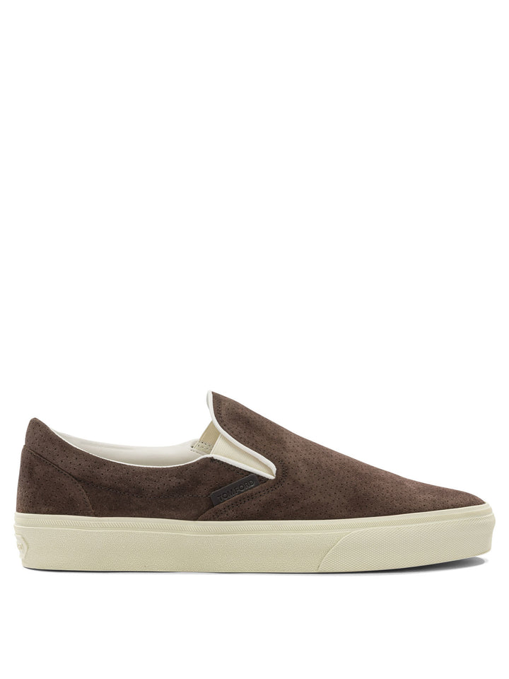 Tom Ford Jude Sneakers & Slip-On - Marrone | d3a50a7377345753416ee63611a6584a0a9b2082