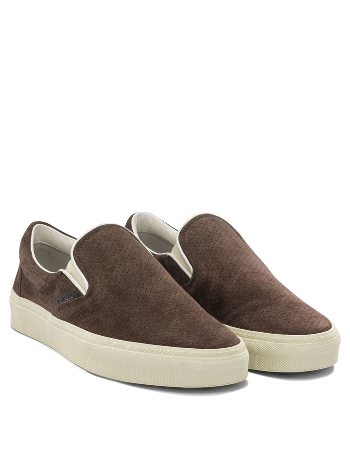 Tom Ford Jude Sneakers & Slip-On - Marrone | 532056d3567373600acf3d6cbe6f923298bb9431
