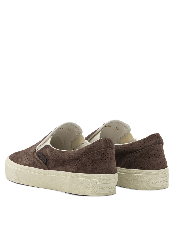 Tom Ford Jude Sneakers & Slip-On - Marrone | ab33beb35afe51dd276e81ec4da4ab0135310167