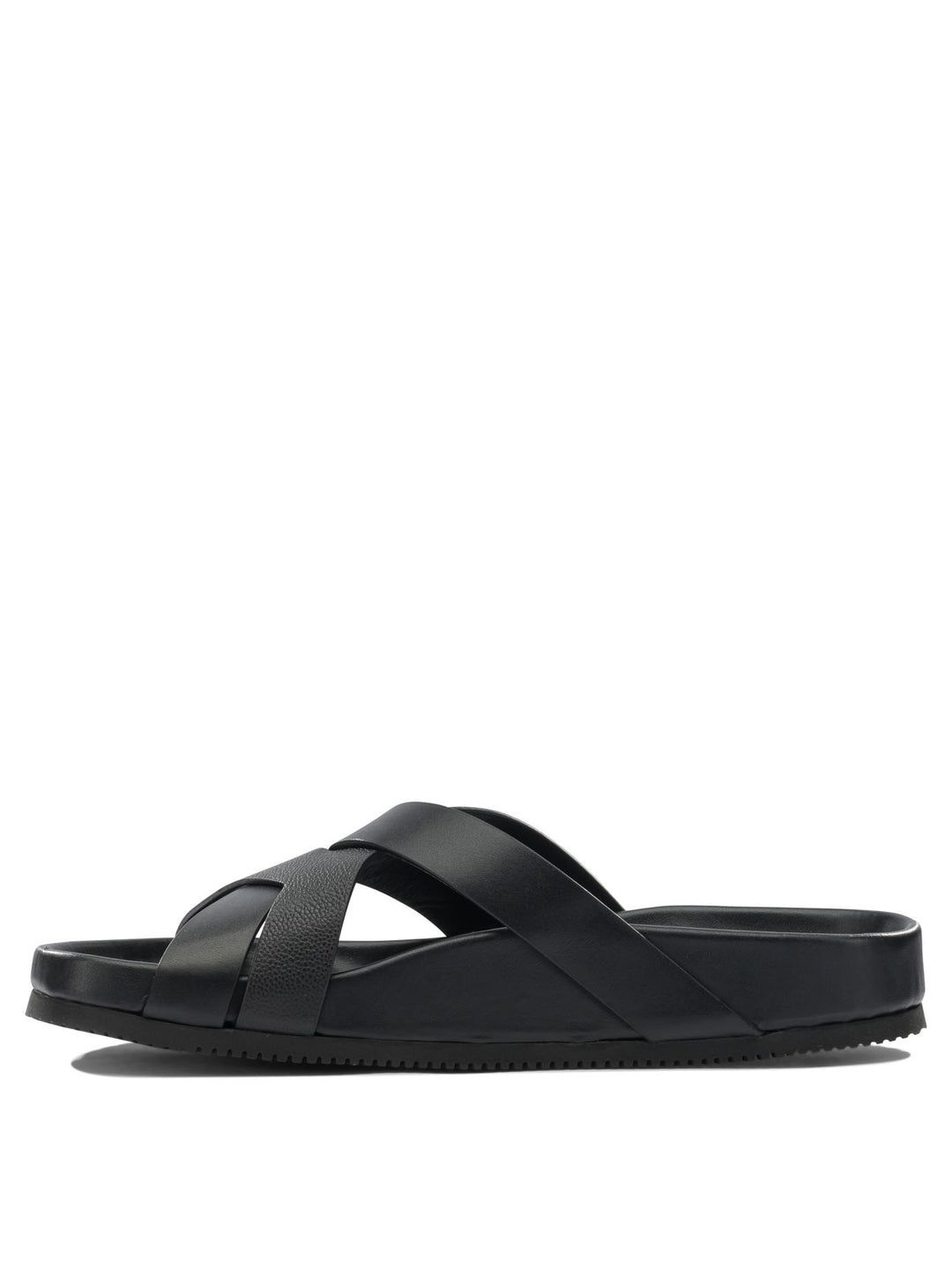 Tom Ford Braided Leather Slides Sandali - Nero | 945ccbfbe86ce634f9bd11af09941e3f9b1a75c1