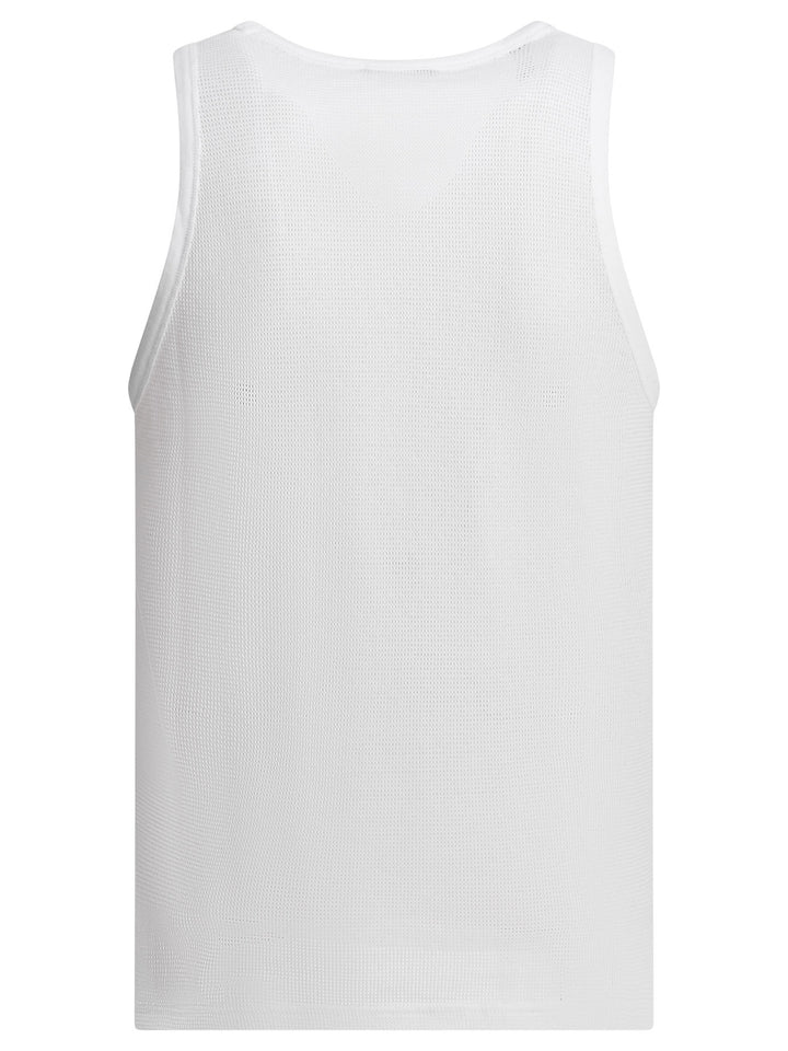 Tom Ford Cotton Mesh Tank Top Top - Bianco | 9ecef5618479bbddbca752bb67f1c0f8c06db33d