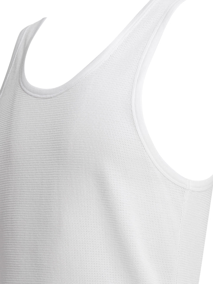 Tom Ford Cotton Mesh Tank Top Top - Bianco | e35523bbca96dff27525fa1368f2c7c14c79d399