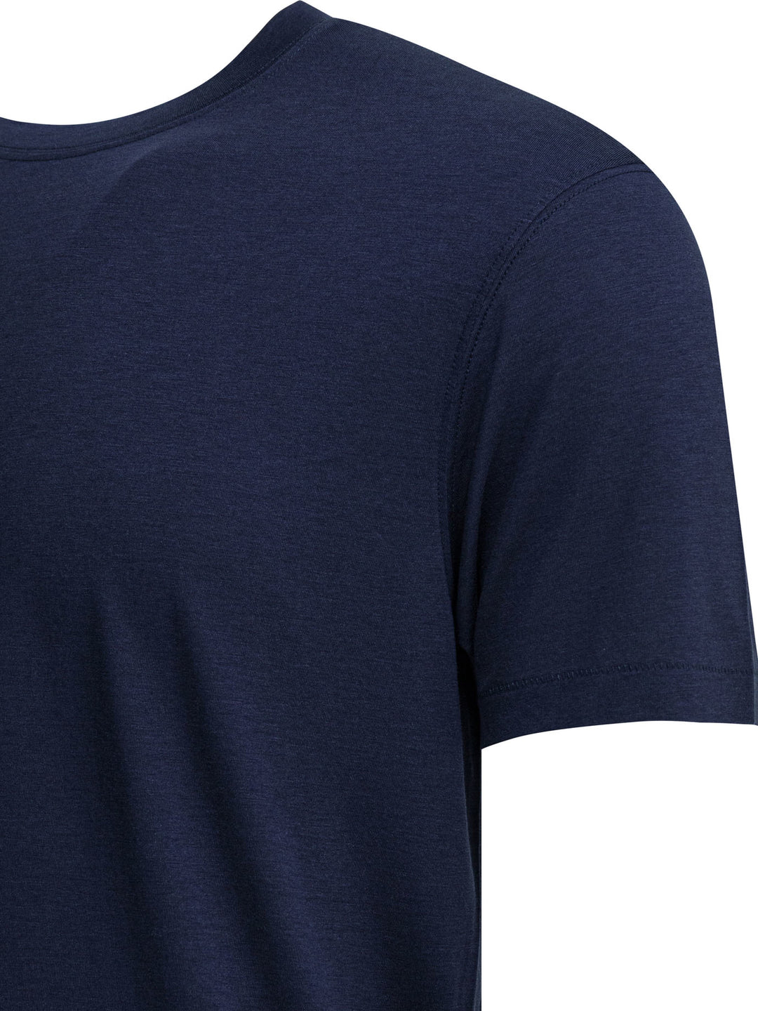 Tom Ford Lyocell And Cotton T-Shirt T-shirts - Blu | 62283f825864448f5377b66478a41df142d82037