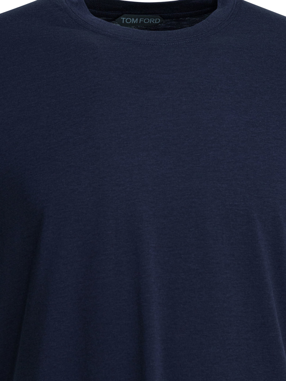 Tom Ford Lyocell And Cotton T-Shirt T-shirts - Blu | 8e9078a7649ca2999223cf7ae8f6b361501bf854