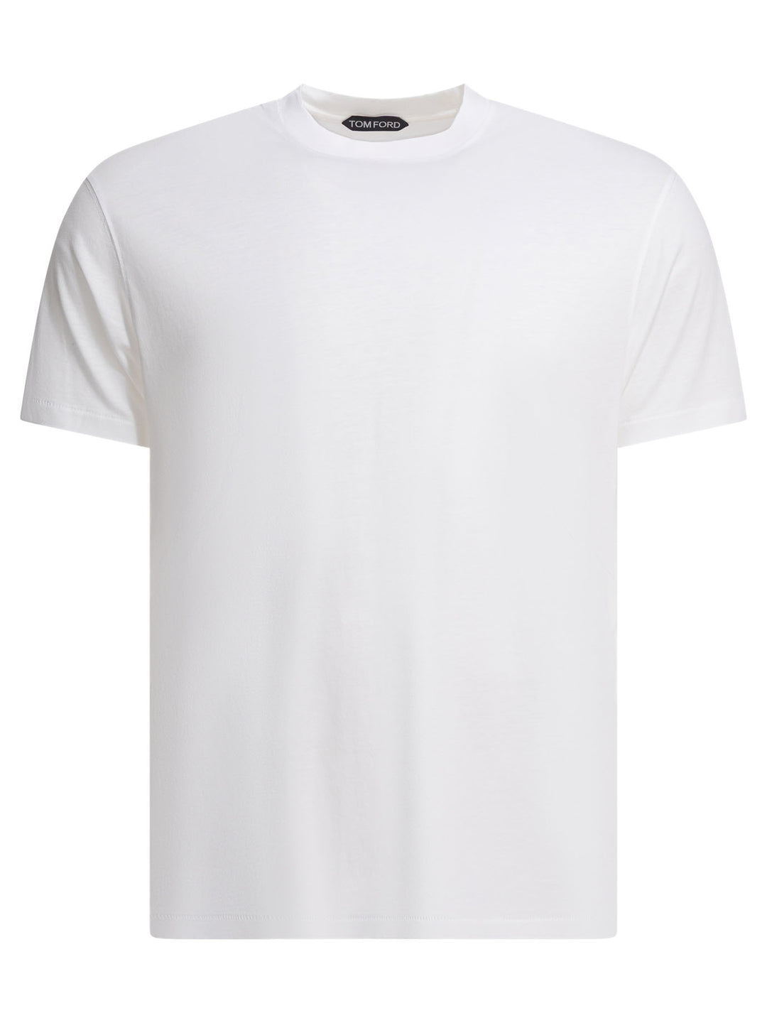 Tom Ford Lyocell And Cotton T-Shirt T-shirts - Bianco | cbfbe6f63e8c2d95aee4163e13959f05ca7609a0