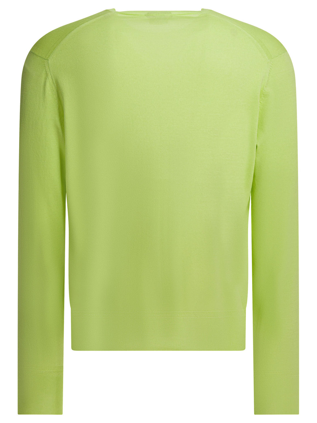 Tom Ford Cotton Crewneck Sweater Knitwear - Verde | 133783278f8122b5e94e909714547e36ac713e2f
