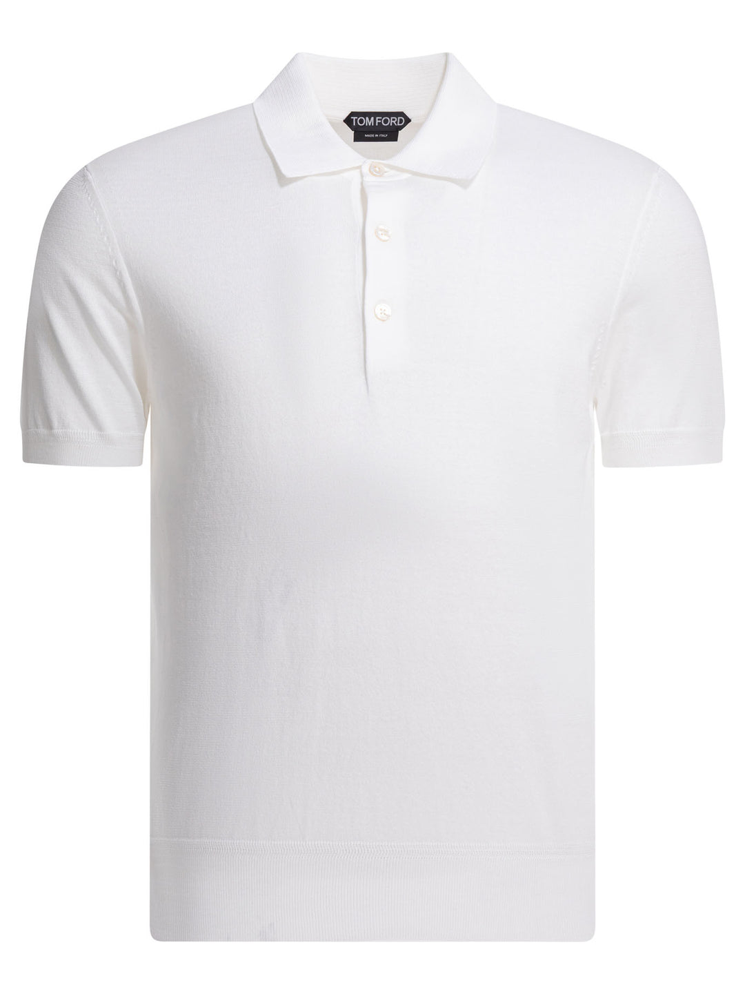 Tom Ford Cotton Knit Polo Shirt Polo shirts - Bianco | d09115032ff690028775f34201c59f3375de408f