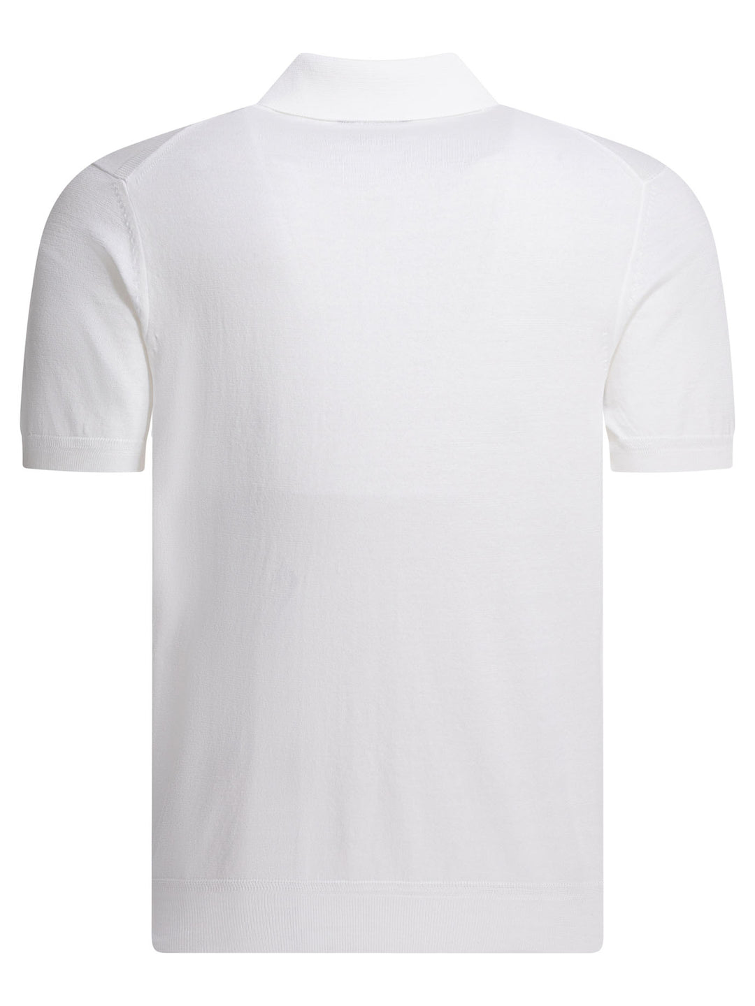 Tom Ford Cotton Knit Polo Shirt Polo shirts - Bianco | 8814c8f851fd3833045ddb82294f055295fbda2c