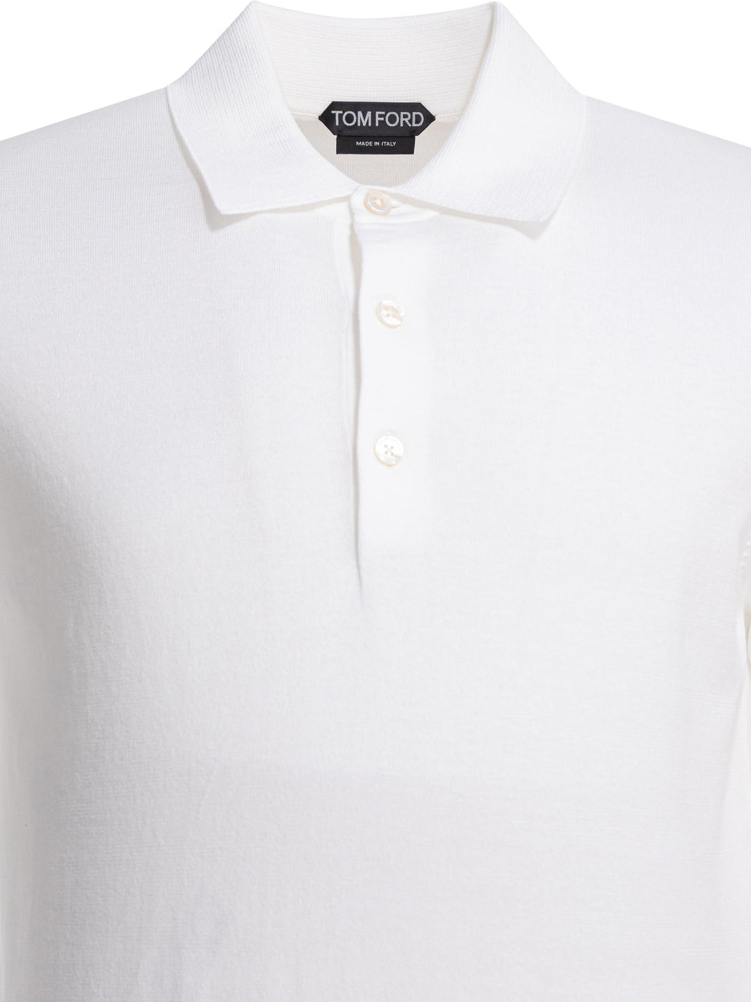 Tom Ford Cotton Knit Polo Shirt Polo shirts - Bianco | 75f8d6a6b6186d6781effe56b1541e9dffaf47e7
