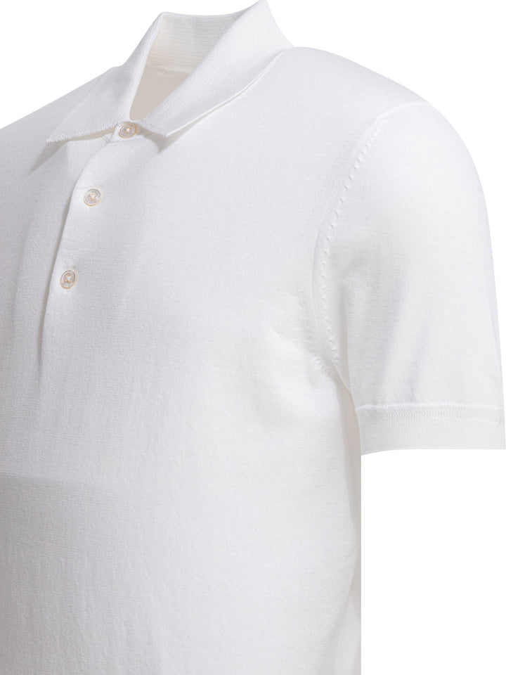 Tom Ford Cotton Knit Polo Shirt Polo shirts - Bianco | 318920f78de115d0862e5f141bb1580a2c1da3b7
