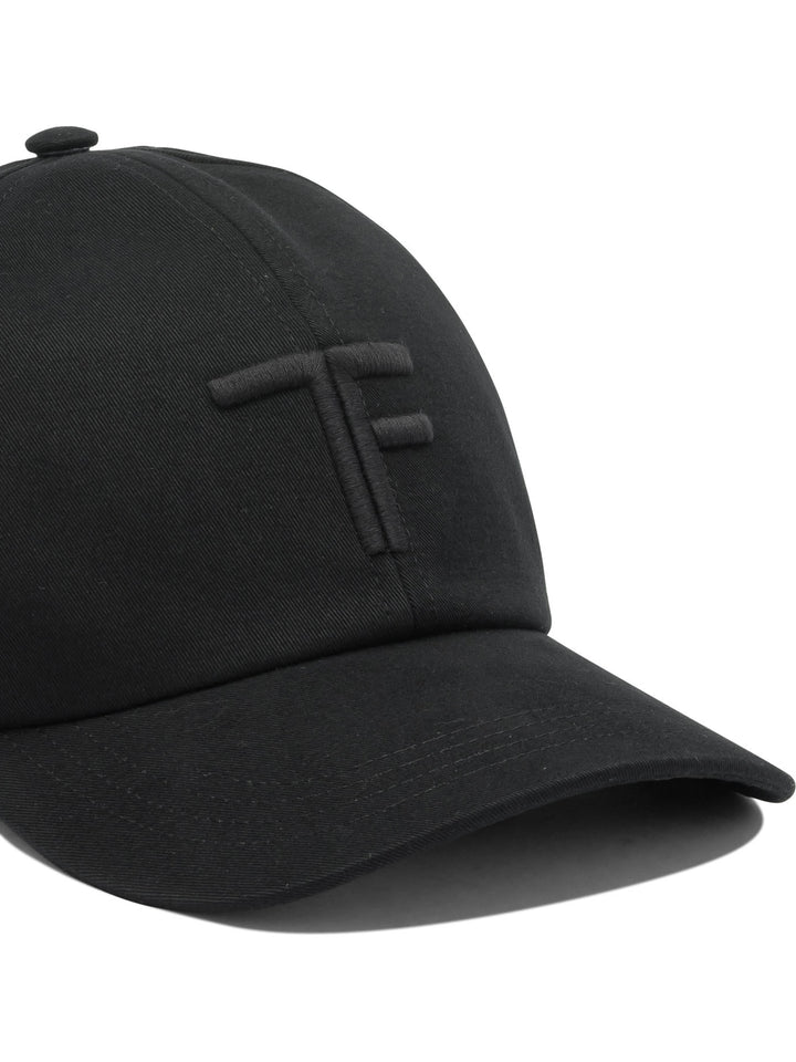 Tom Ford Baseball Cap With Logo Cappelli - Nero | f1113ee4dcd3f33e8f68c45e84b98e5590a8f9bf