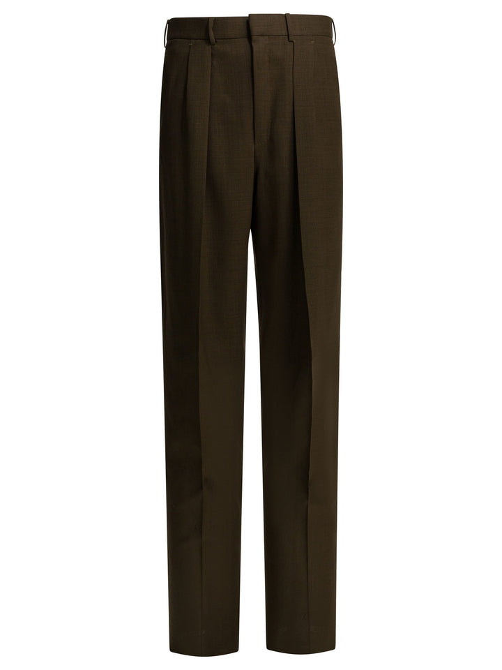Tom Ford Wool Tailored Pants Trousers - Marrone | 87ec35e7be5b3fb7c539c45d25c83b326784981b