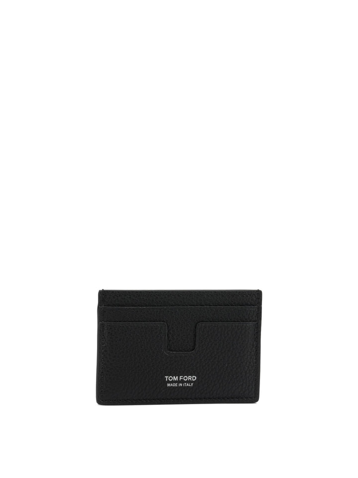 Tom Ford Grained Leather Card Case Wallets & Card holders - Nero | d5458a798c2ce5c7aba8439782762a61f70bbcbf