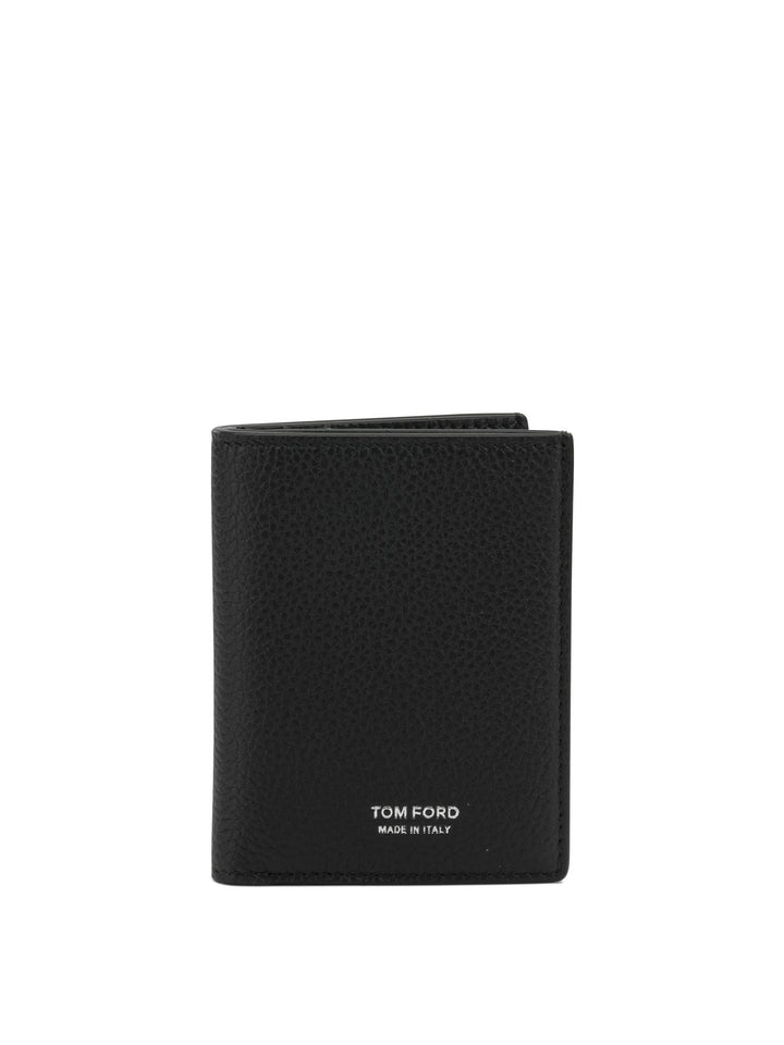 Tom Ford Grain Leather Folding Card Holder Wallets & Card holders - Nero | 121415258c1a4809ecb9921d889d6ee4cd7759e8