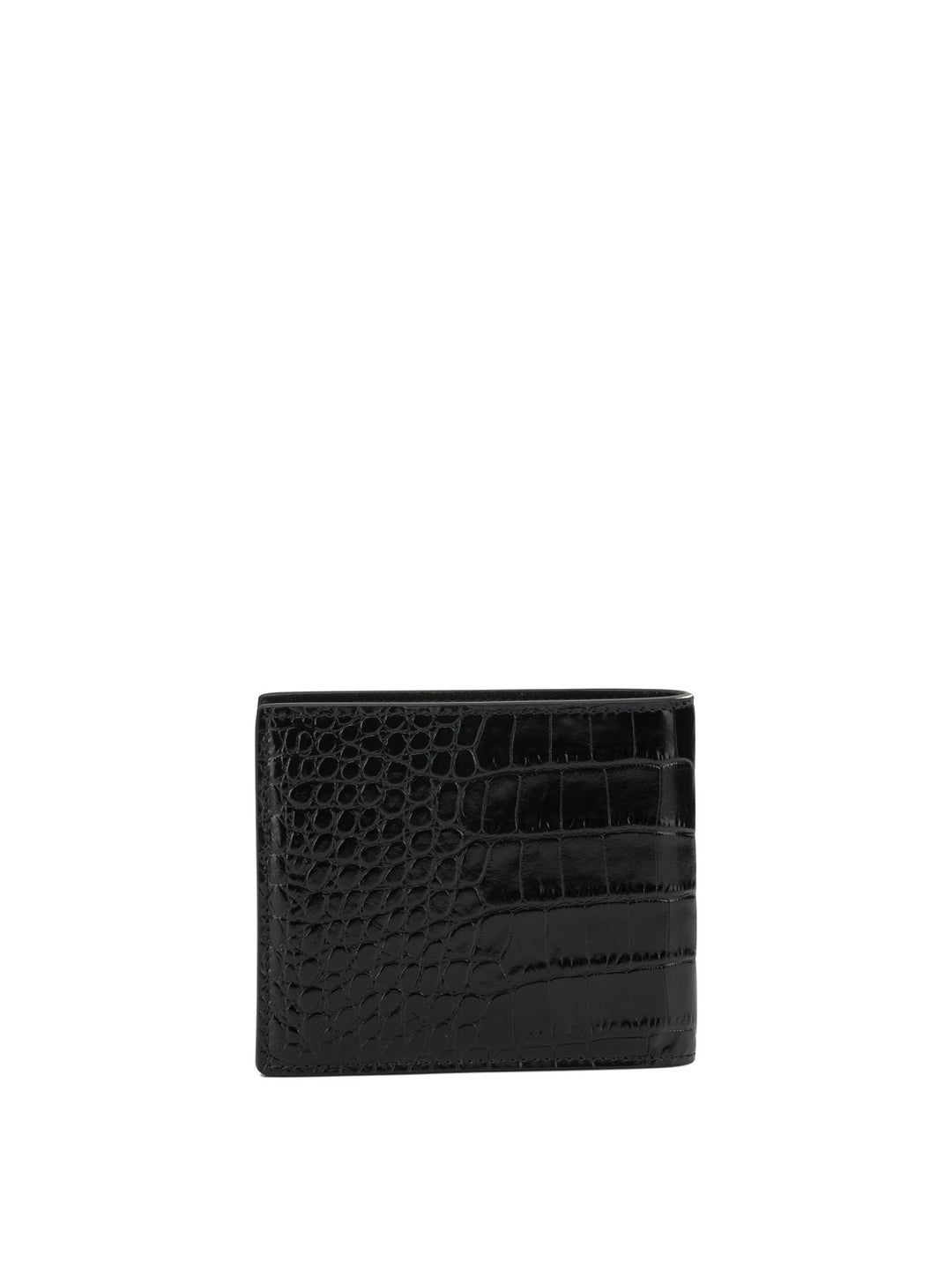 Tom Ford Crocodile Print Leather Wallet Wallets & Card holders - Nero | 72b6df928448b2c673b3f4cf2310b5047dda9fff