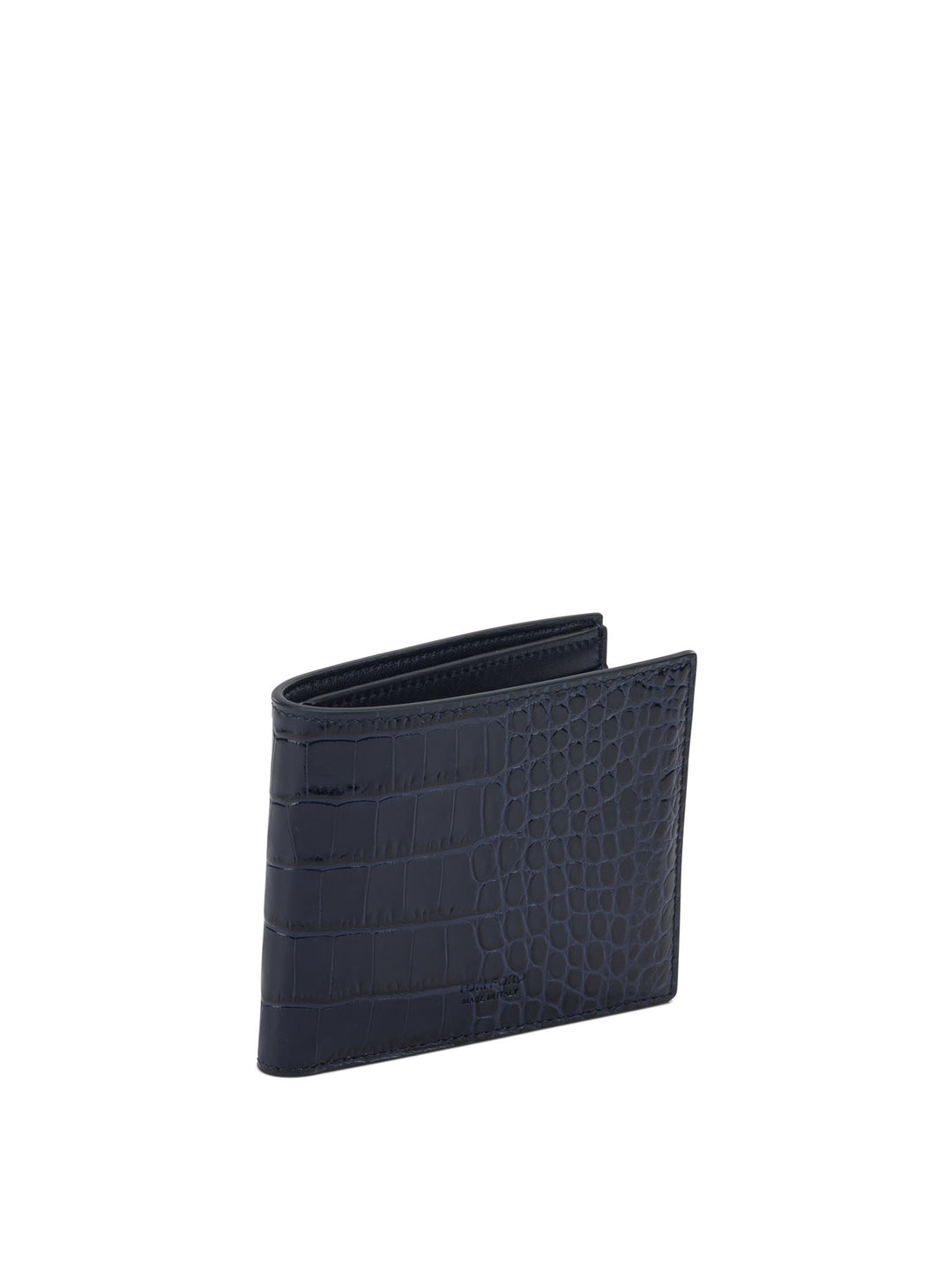 Tom Ford Crocodile Print Leather Wallet Wallets & Card holders - Blu | 204aa5e7df71bb4dc28da74f735147782850b439