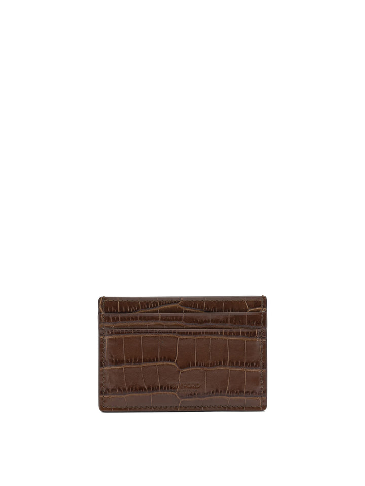 Tom Ford Exotic Line Wallets & Card holders - Marrone | 5c6ff65df193603e0a23aca92dee127913915427