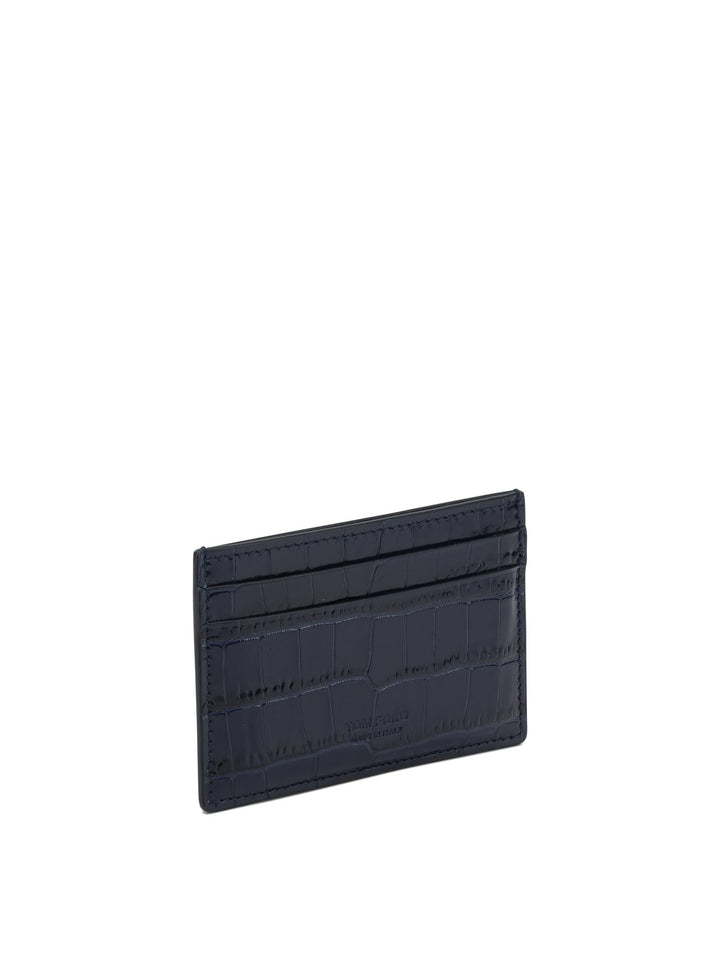 Tom Ford Exotic Line Wallets & Card holders - Blu | 6872900d45e426d16242fa94813385e97de55b85