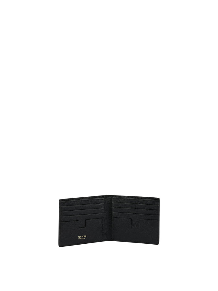 Tom Ford Small Grain Leather Bifold Wallet Wallets & Card holders - Nero | 9a8d660811f88efa97f0526e3205ccf2cf1cde2c